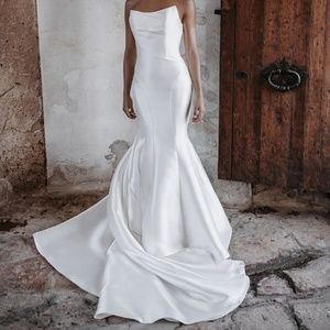 Abella By Allure strapless wedding dress